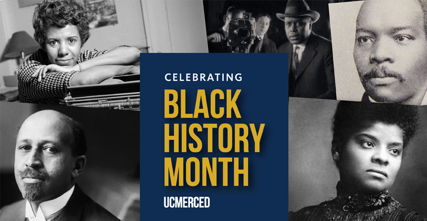 UC Merced Black History Month collage