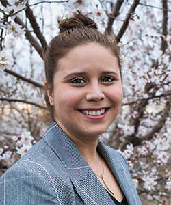 Vicky Espinoza's research addresses water management and global food security.